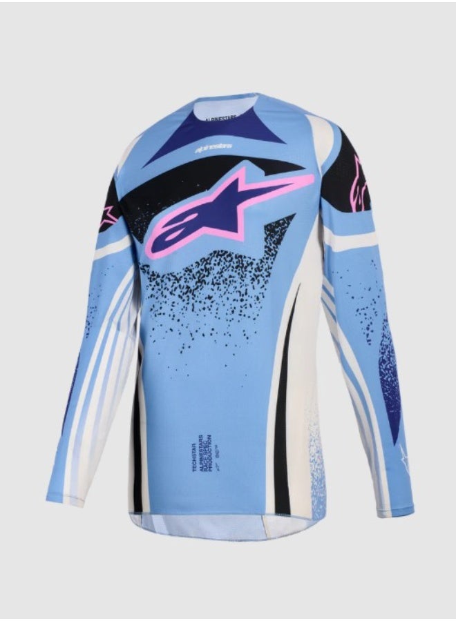 ALPINESTAR STELLA TECHSTAR NOMUR JERSEY - BLUE/WHITE