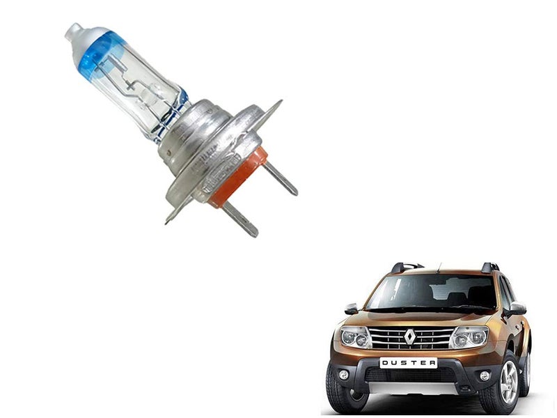 Auto Pearl -Sapphire Series H7 Cool Blue Halogen Head Light Bulb (100 W, 12 V, 1 Bulb) Compatible with- Duster - Image 1