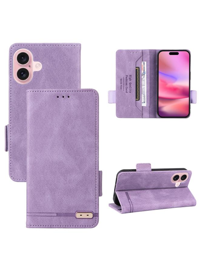 اس-توب جراب هاتف جلدي بمشبك مغناطيسي لهاتف iPhone 16 Plus - Image 1