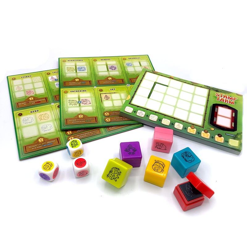DV GIOCHI Stampfarm Board Game - Image 3
