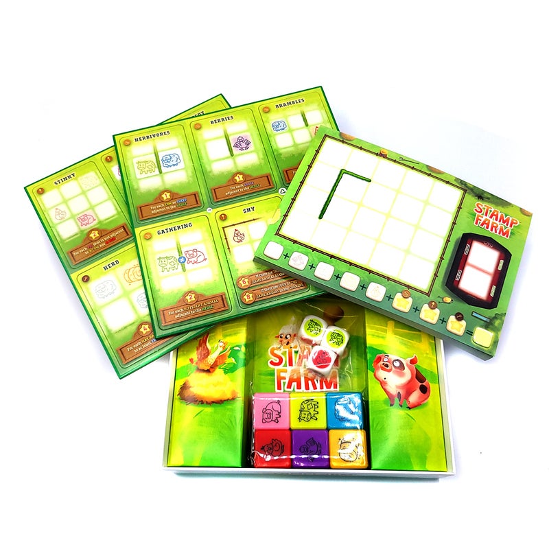 DV GIOCHI Stampfarm Board Game - Image 2
