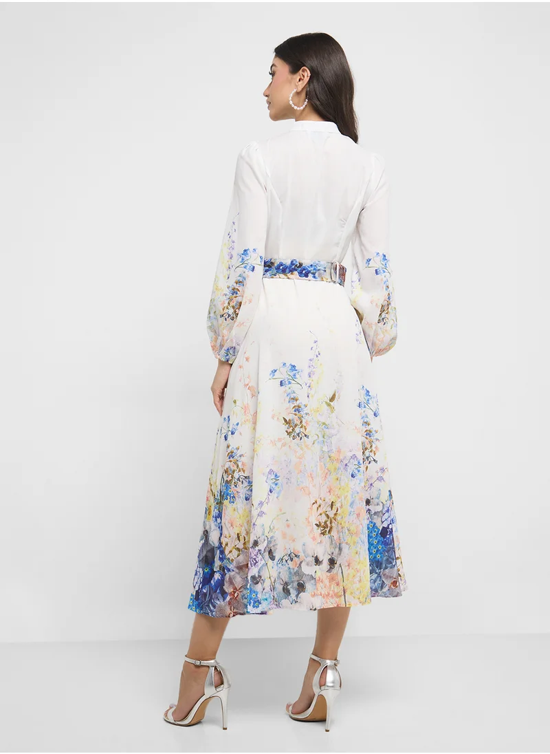 ايلا Floral Print Dress