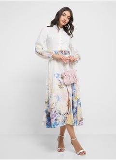 ELLA Floral Print Dress  - Image 4