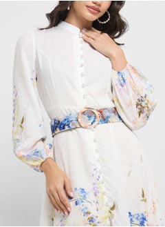 ELLA Floral Print Dress  - Image 3