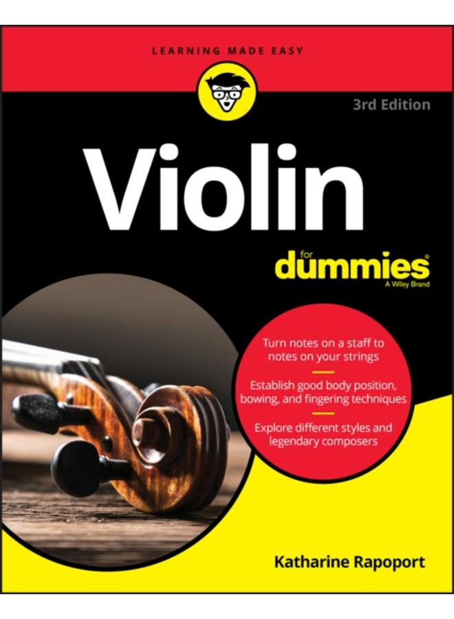 Violin For Dummies : Book + Online Video and Audio Instruction 