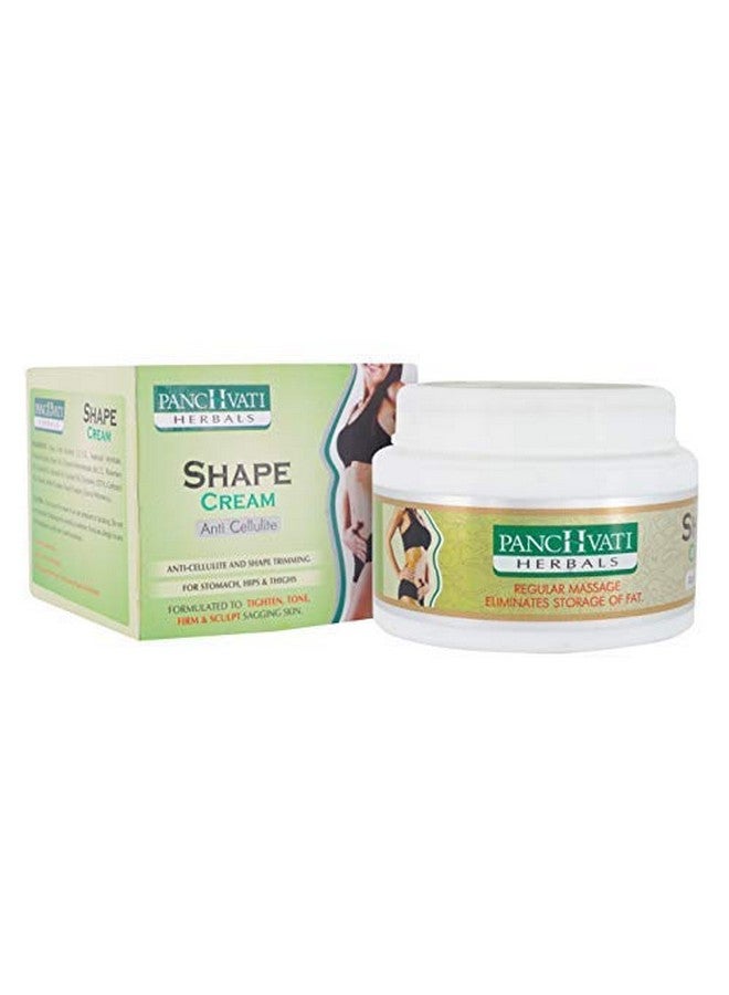Panchvati Herbals Anti Cellulite Shape Cream Specially Meant For Stomach, Hips, Thighs & Arms Tightens And Tones Body Parts Cuts Stubborn Fat From Problem Areas 100 Gm Pack Of -2 - Image 5