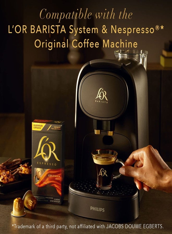 L'OR Espresso Capsules, 50 Count Colombia, Single-Serve Aluminum Coffee Capsules Compatible with the L'OR BARISTA System & *Nespresso Original Machines - Image 2
