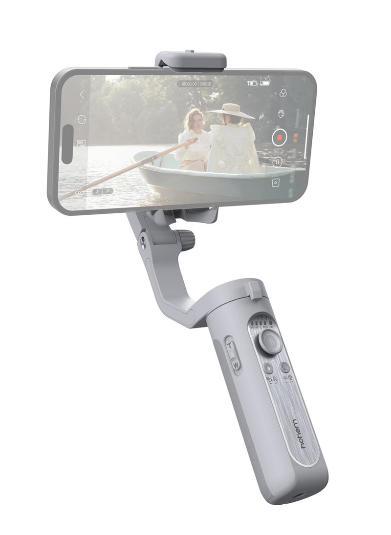 hohem - hohem iSteady XE 3-Axis Smartphone Gimbal Stabilizer Portable Phone Vlog Gimbal Anti-shake with Mini Tripod 280g Load Capacity Replacement for iPhone 14/13/12/11 Android Smartphones - Image 1