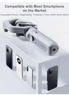 hohem hohem iSteady XE 3-Axis Smartphone Gimbal Stabilizer Portable Phone Vlog Gimbal Anti-shake with Mini Tripod 280g Load Capacity Replacement for iPhone 14/13/12/11 Android Smartphones  - Image 5