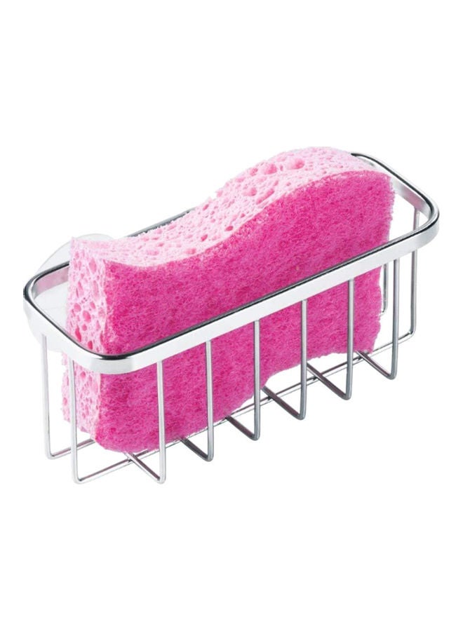 حامل إسفنجة المطبخ فضي 14.5x6.2x5.5سم - Image 5