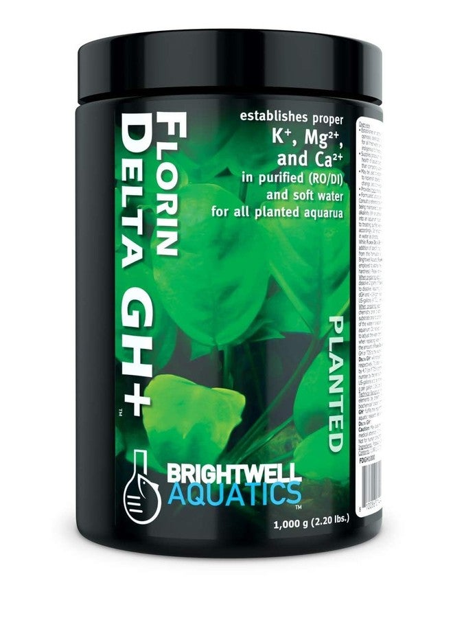 Brightwell Aquatics Florin Delta GH+ - Establishes Mineral Balance in Purified or Soft Water for Use in Freshwater Planted Aquariums - Image 1