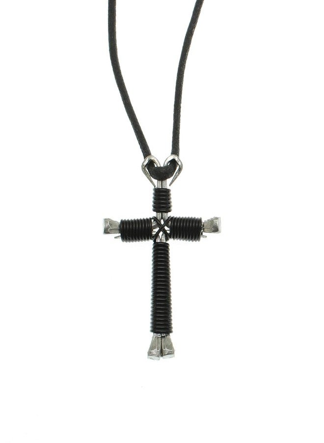 Intercession Horseshoe Nail Cross Necklace, Metal, not known, - Image 1