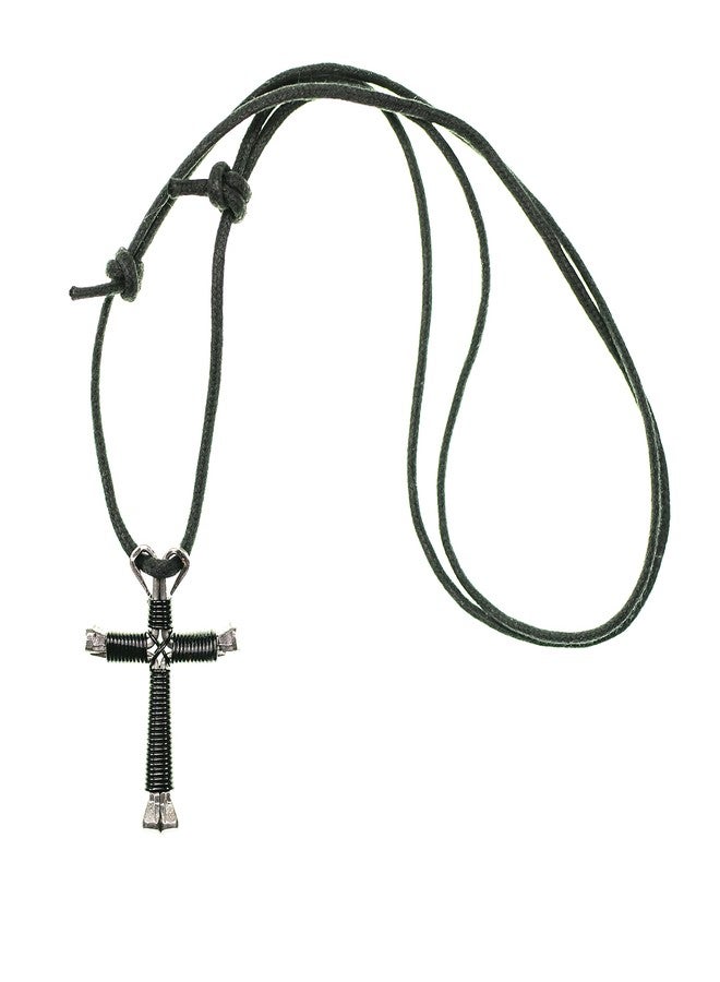 Intercession Horseshoe Nail Cross Necklace, Metal, not known, - Image 5