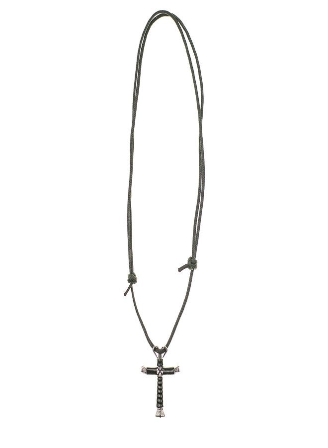 Intercession Horseshoe Nail Cross Necklace, Metal, not known, - Image 3