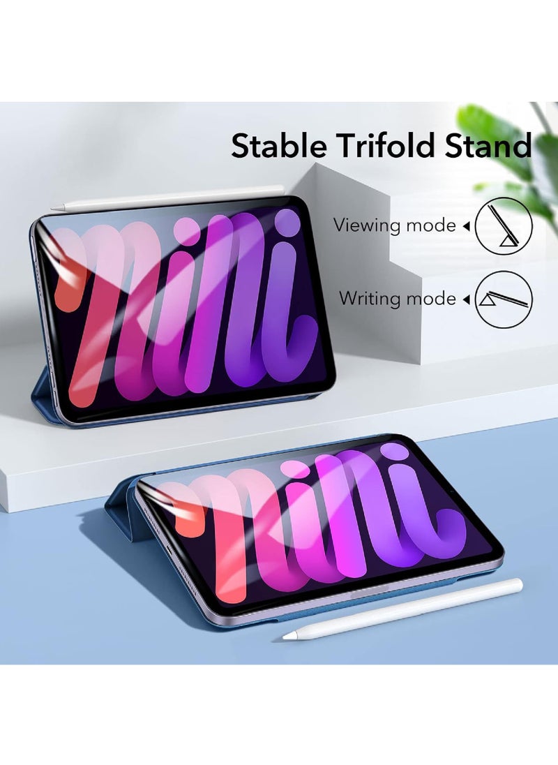 Captaintech - Case For iPad Mini 6 8.3inch 2021 Case iPad Mini 6th Generation Case(8.3 inch 2021) Convenient Magnetic Attachment Auto Sleep/Wake Two-Way Stand Supports Pencil 2 Slim Cover Rebound Series - Image 1