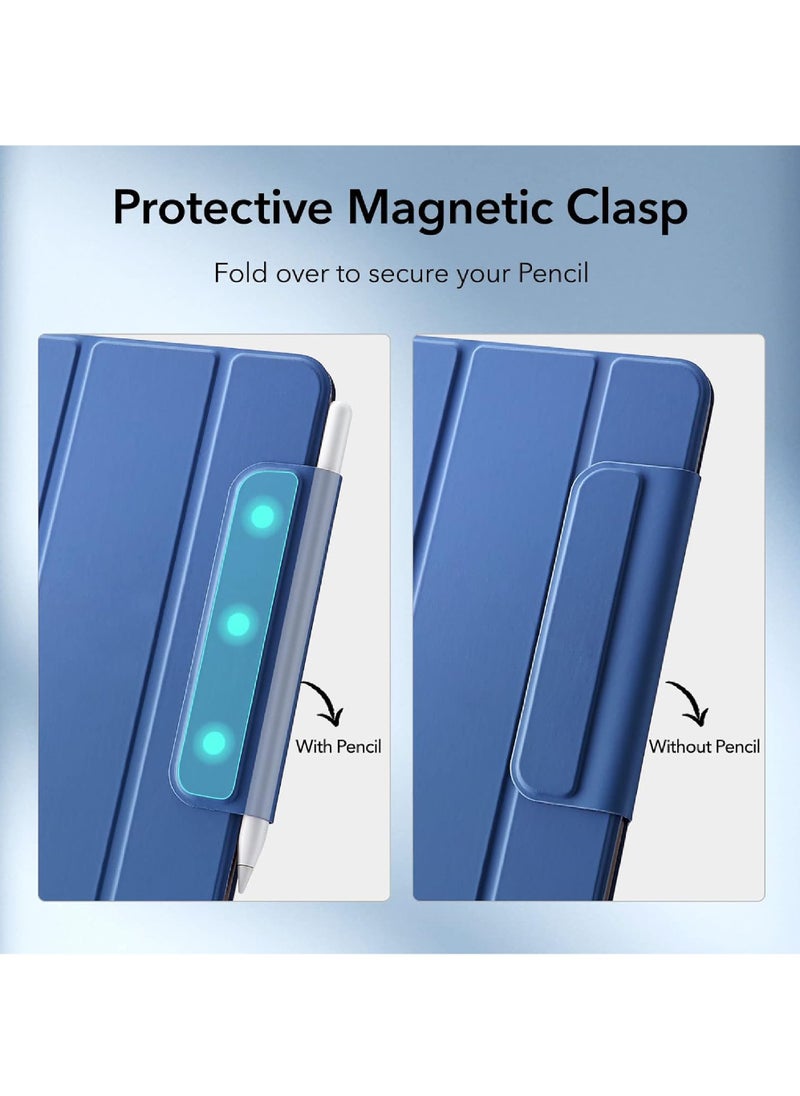 Captaintech - Case For iPad Mini 6 8.3inch 2021 Case iPad Mini 6th Generation Case(8.3 inch 2021) Convenient Magnetic Attachment Auto Sleep/Wake Two-Way Stand Supports Pencil 2 Slim Cover Rebound Series - Image 1