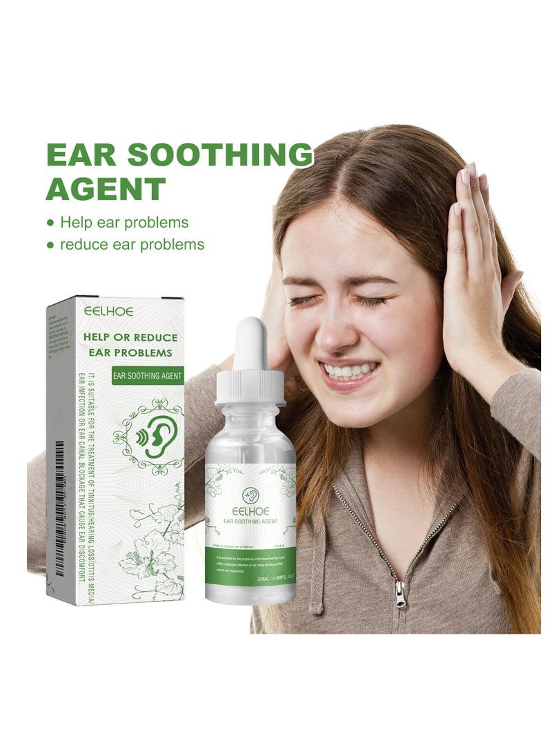 Ear Relief, Natural Organic Herbal Drops, Organic Tinnitus Relief Swimmer Ear Drops, Ear Relief Herbal Drops Herbal drops to relieve tinnitus, ear congestion and improve hearing