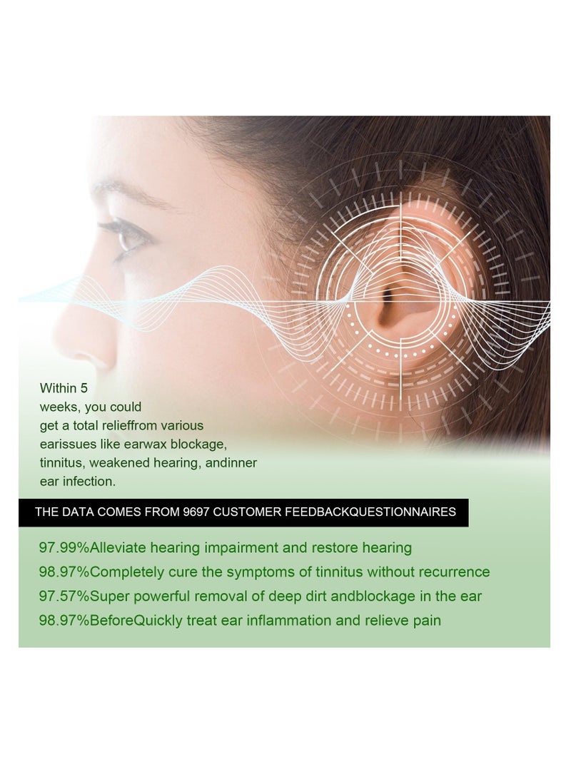Ear Relief, Natural Organic Herbal Drops, Organic Tinnitus Relief Swimmer Ear Drops, Ear Relief Herbal Drops Herbal drops to relieve tinnitus, ear congestion and improve hearing