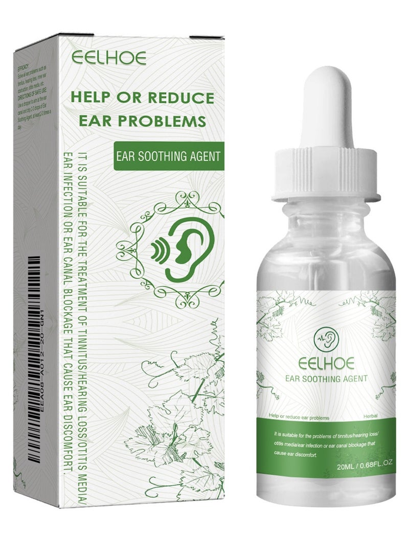 Ear Relief, Natural Organic Herbal Drops, Organic Tinnitus Relief Swimmer Ear Drops, Ear Relief Herbal Drops Herbal drops to relieve tinnitus, ear congestion and improve hearing