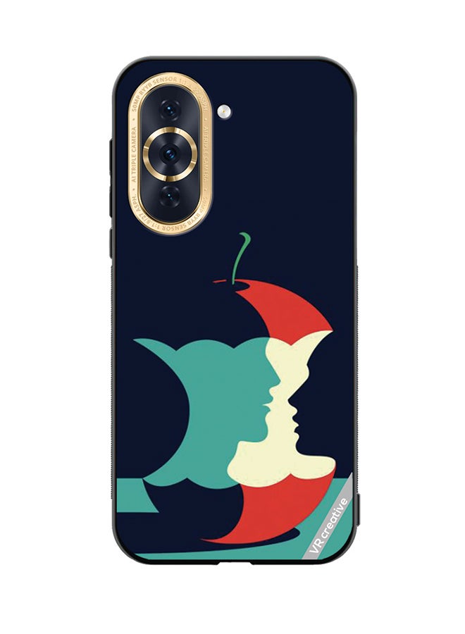 VR CREATIVE Protective Case Cover For Huawei Nova 10 Eaten Apple Design Multicolour - Image 1