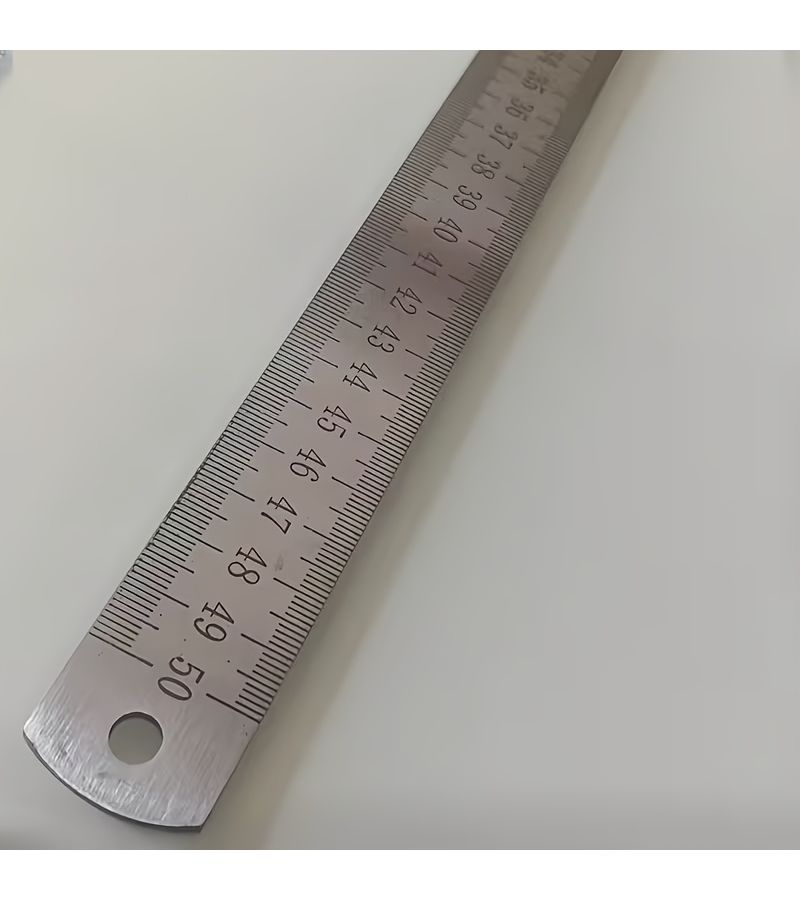 20 Inch Thickened Ruler Dual Scale Metric Imperial Precise Leather Paper - Image 5