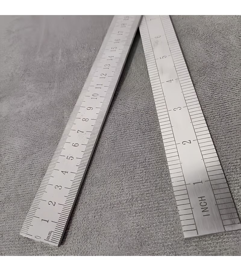 20 Inch Thickened Ruler Dual Scale Metric Imperial Precise Leather Paper - Image 4