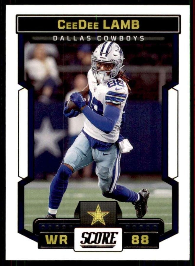 SCORE 2023 Score #228 CeeDee Lamb NM-MT Dallas Cowboys Football Trading Card NFL - Image 1
