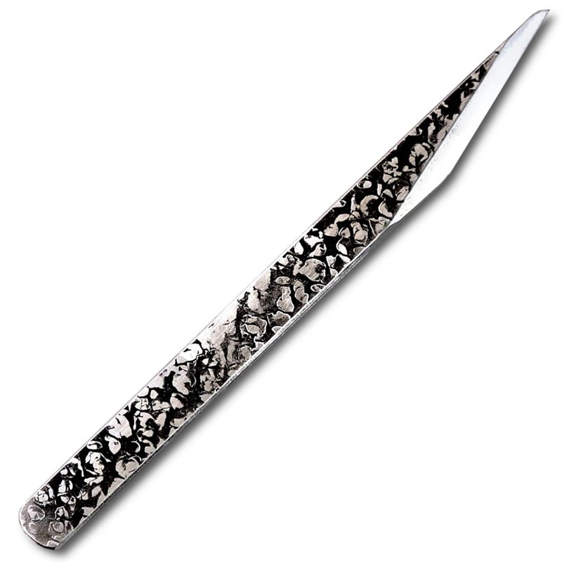 KAKURI KAKURI Kiridashi Knife Right Hand 15mm Hand Forged Japanese Carbon Steel Blade with Hammered Pattern Made in Japan 