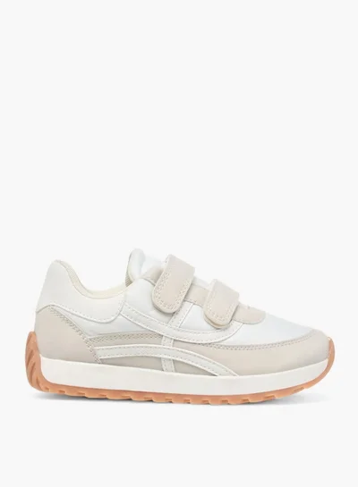 JUNIORS Panelled Sneakers With Hook And Loop Closure
