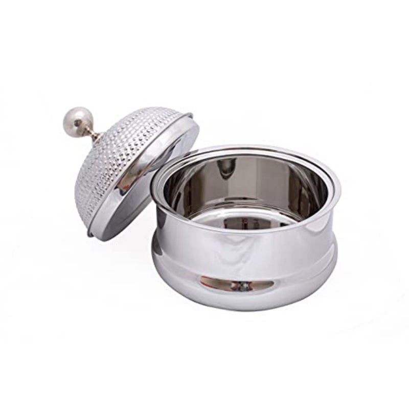 Stainless Steel Pearl Hotpot With Silver Knob 5 Liters, ZL0813559 - Image 2