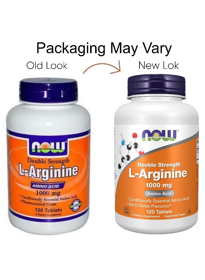 Now Foods L-Arginine, Amino Acid, 120 Tablets Packaging May Vary - Image 2