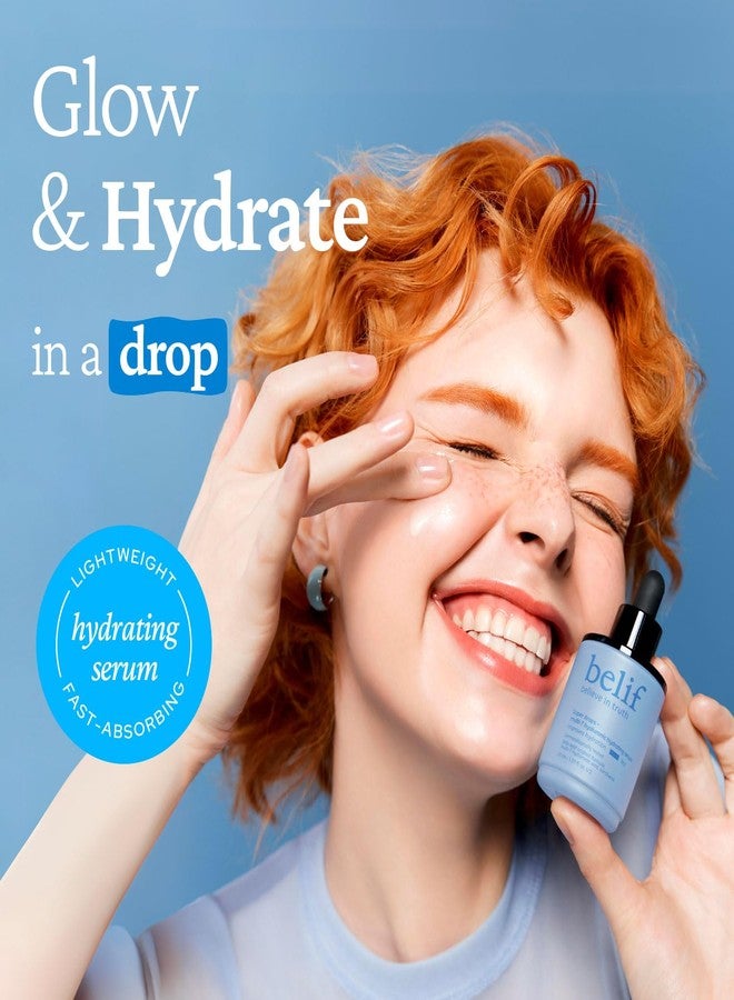 belif سيروم بليف سوبر دروبس ملتي-7 هيدراتينغ - ترطيب لمدة 24 ساعة، حمض الهيالورونيك، بانثينول، جوهر يومي خفيف الوزن | العناية بالبشرة الكورية (30 مل)  - Image 2