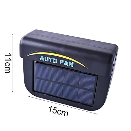 Torcarvh Solar Power Car Auto Air Vent Cool Fan Cooler Ventilation System Radiator Exhaust Heat Fan Automobile Fans with Rubber - Image 5