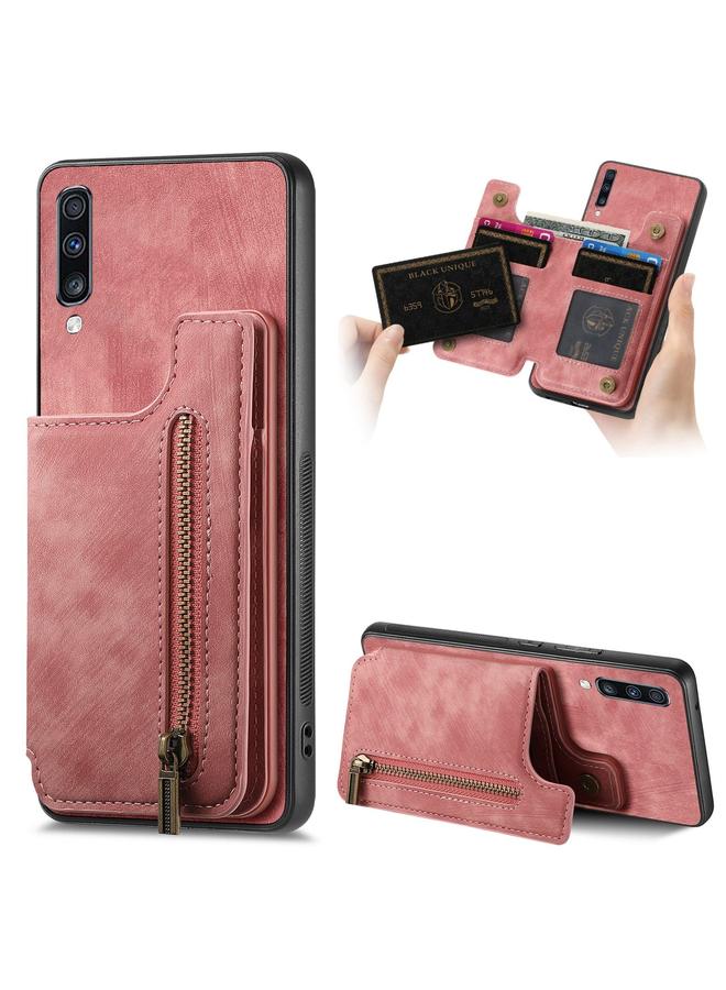 اس-توب جراب خلفي بسحاب من الجلد بتصميم كلاسيكي لهاتف Samsung Galaxy A70/A70s - Image 1