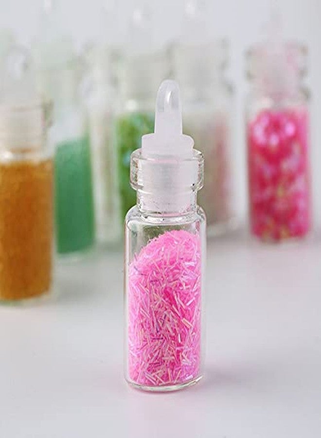 Belicia 48 Bottles/Set DIY Nail Art Charms Kit Contain Random Nail Art Pearl Sequin Nail Glitter Powder Acrylic Rhinestone Decoration Kit Makeup Cosmetic Tool - Image 3