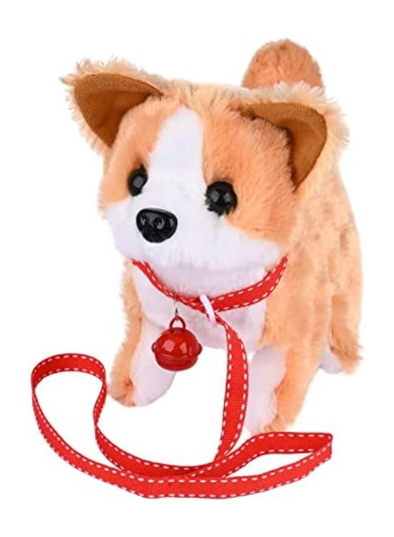 SYOSI Plush Interactive Toy, Electronic Pet, Plush Golden Retriever Toy Puppy Electronic Interactive Pet Dog, Can Walking, Barking, Tail Wagging, Stretching, Companion Animal for Kids (Alaska Dog) - Image 1