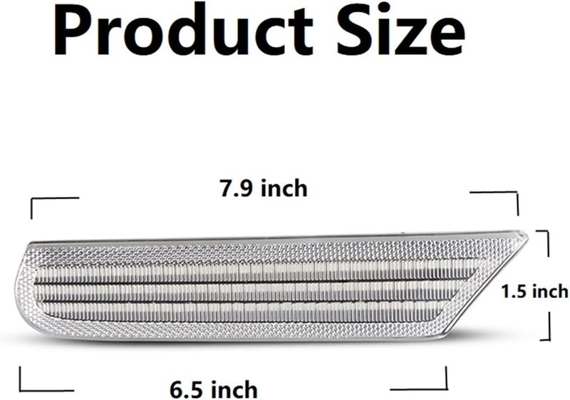 Vuzmode Dynamic Amber Car Side Marker Lights for Porsche - Image 2