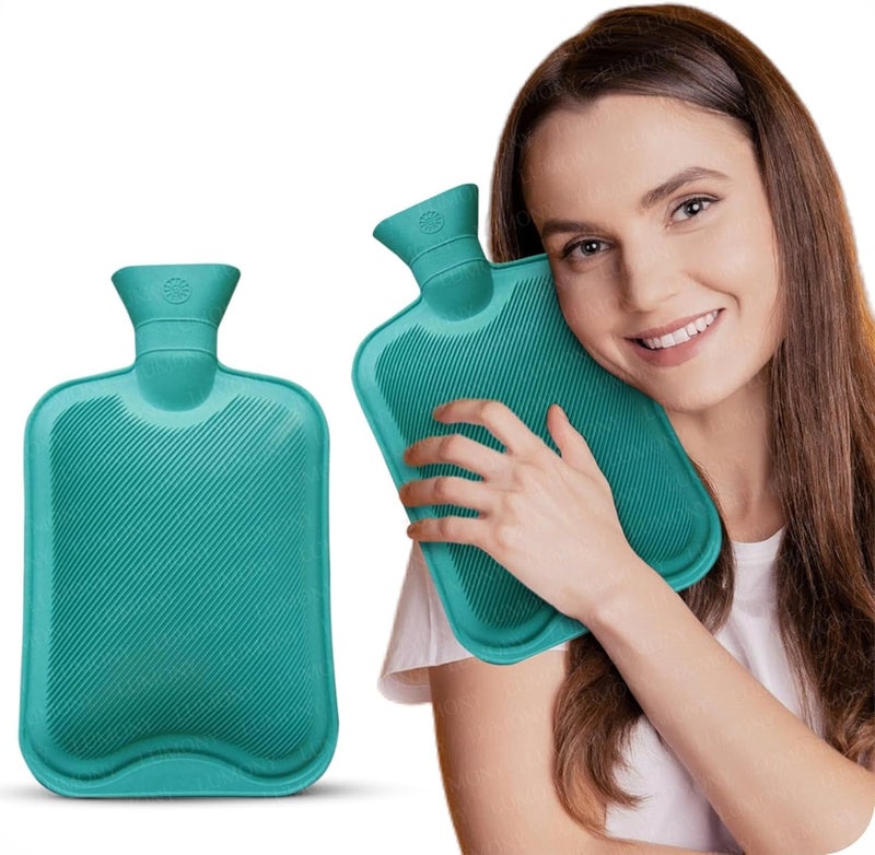 ALKAYAN Hot Water Bag TEKCOOL (2 litre) Non Electric Rubber Bottle hot bag, hot water... - Image 1