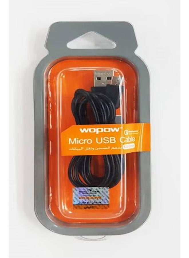 A 1-meter Micro USB cable designed for Android smartphones.