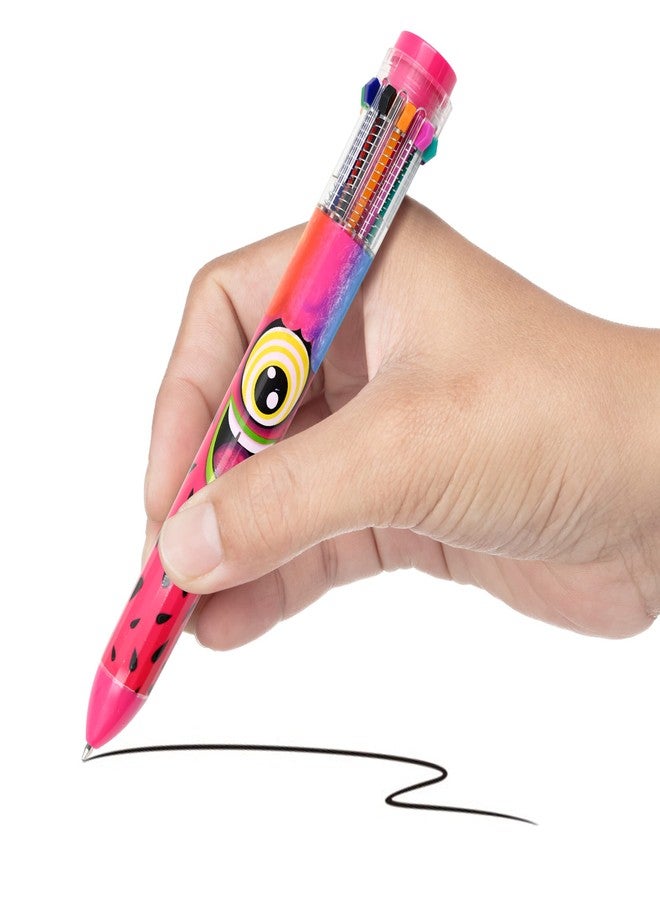 Scentos Scented Gel Pens for Kids - Assorted Colorful Pens - Fine Point Gel Pen Set - For Ages 3 and Up - 5 Count - Image 5