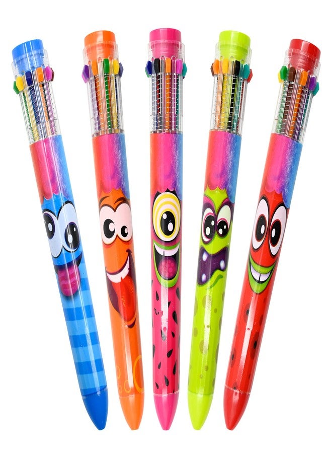 Scentos Scented Gel Pens for Kids - Assorted Colorful Pens - Fine Point Gel Pen Set - For Ages 3 and Up - 5 Count - Image 4