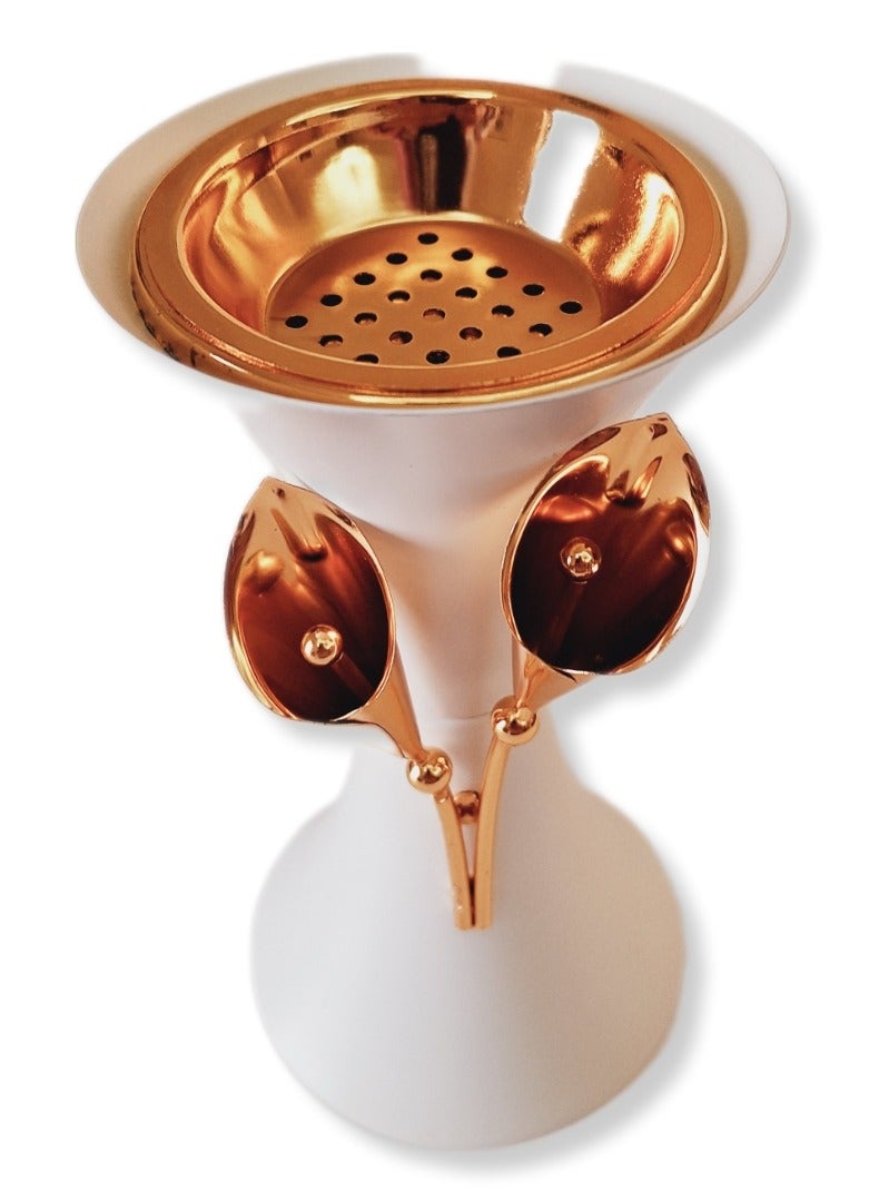 Al Zaabiah White Incense Burner by Al Zaabiah – Elegant Home Fragrance Holder, Pure White Finish - Image 1