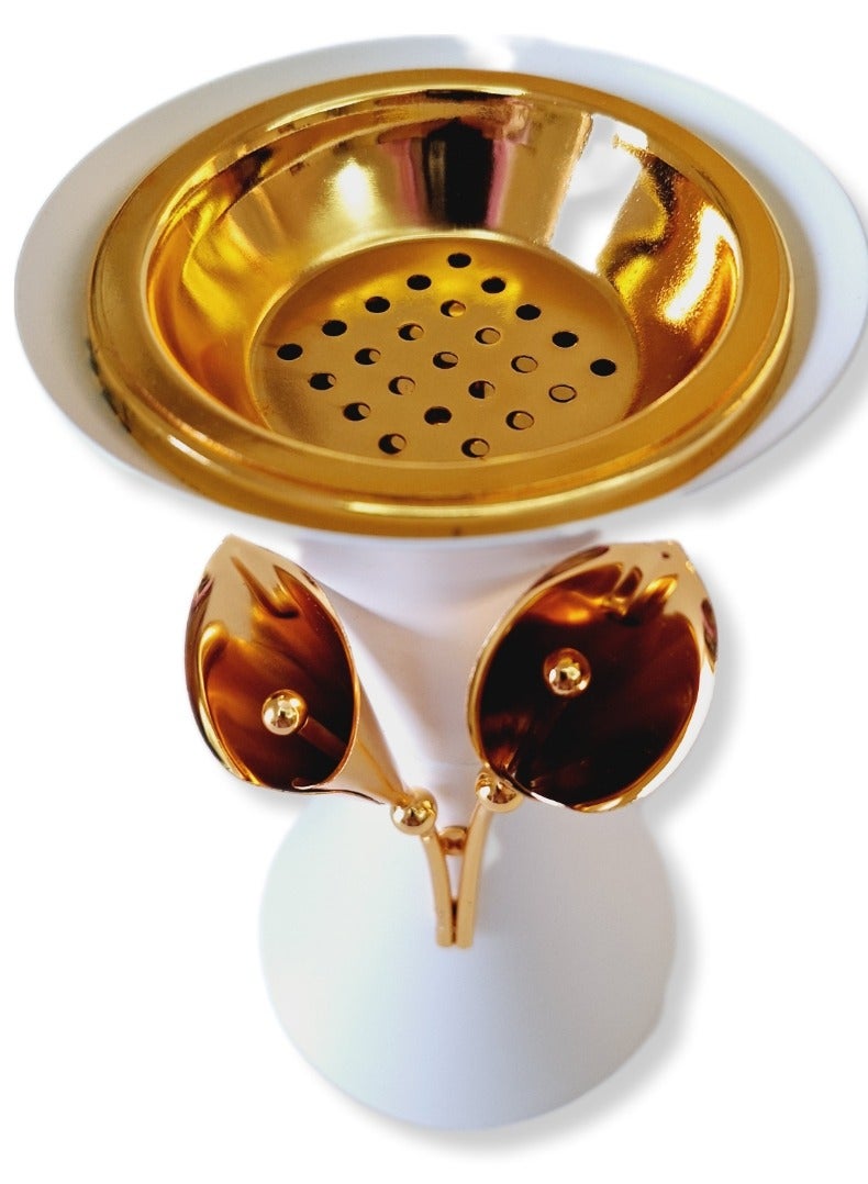Al Zaabiah White Incense Burner by Al Zaabiah – Elegant Home Fragrance Holder, Pure White Finish - Image 4