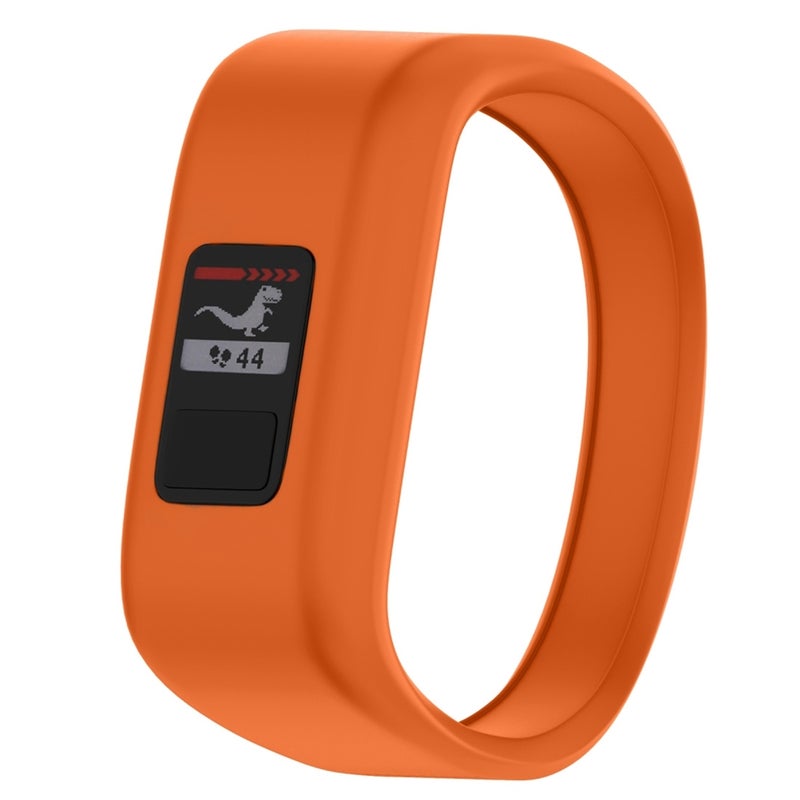 erorex Silicone Sport Watch Band For Garmin Vivofit Jr, Size: Small(Orange) - Image 1