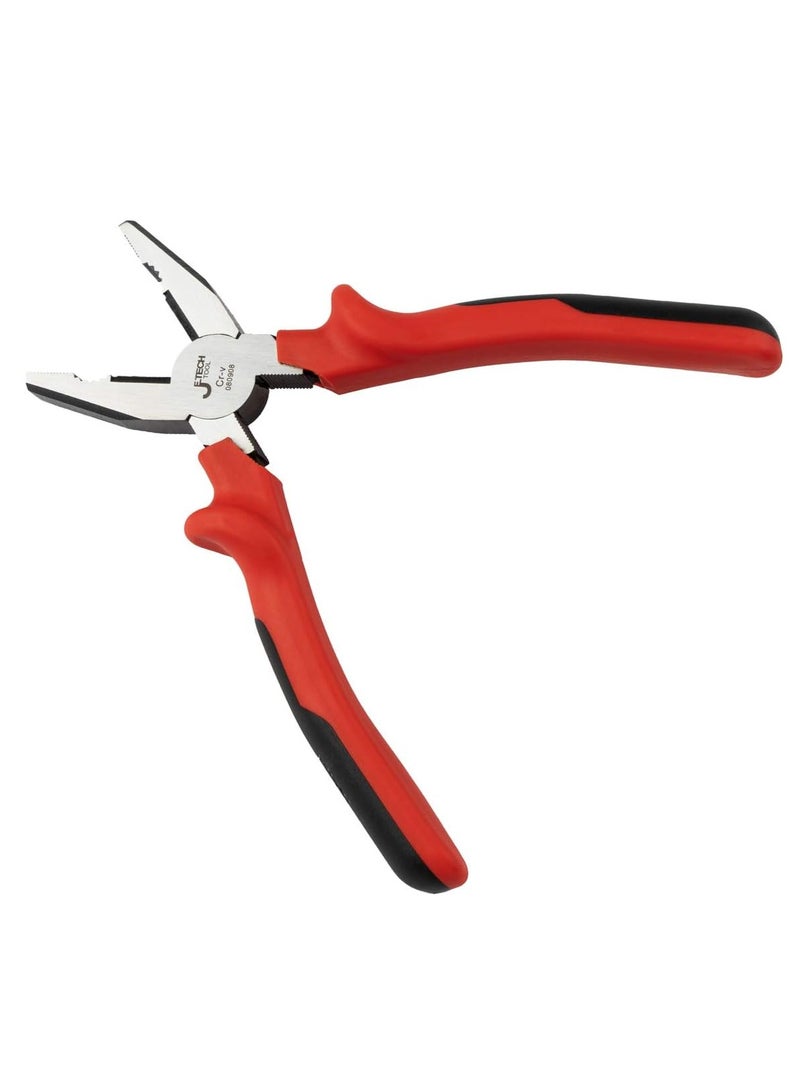Jetech Combination Pliers 8.5 inch with Hard Cutting Edge and Ergonomic Handle - Image 3