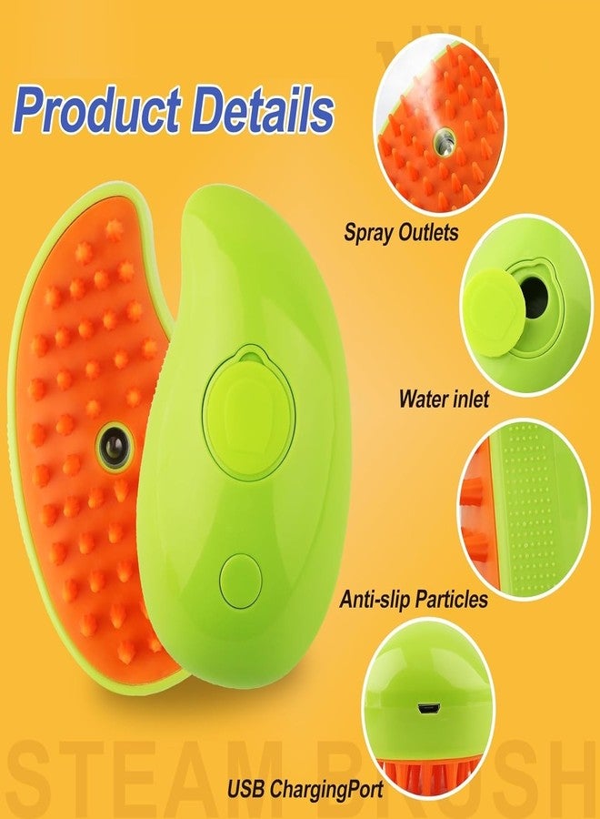 D&C PAWS 3 in 1 Cat Steamy Brush Cleanser, Silicone Massage Grooming Brush, Pet Hair Cleaning Brush Comb for Cats & Dogs - Image 5