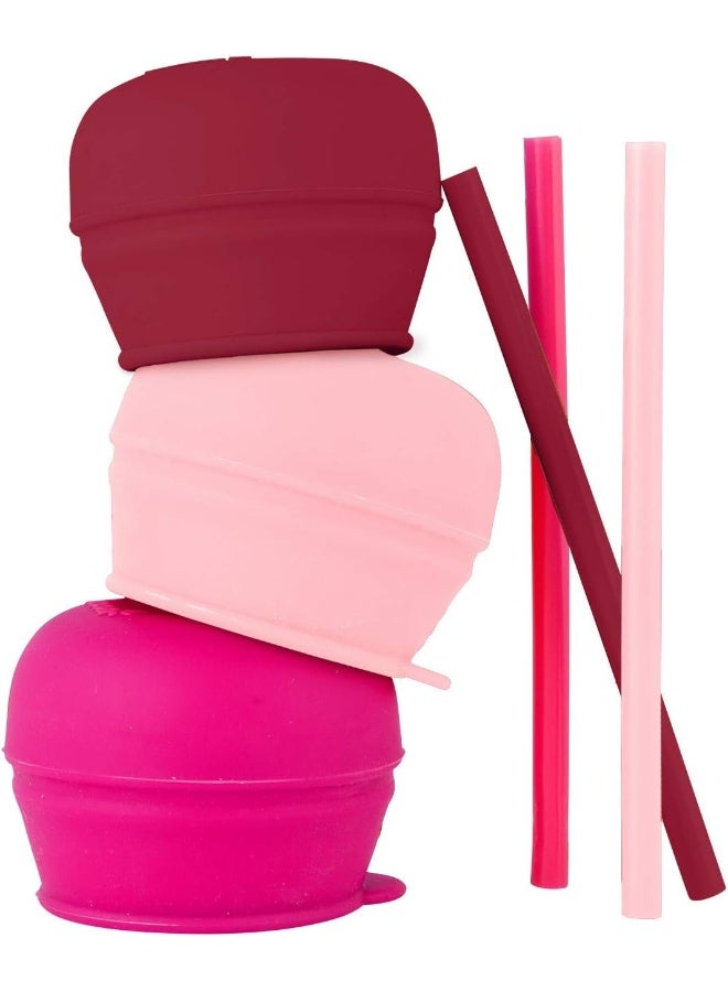 BOON أغطية قش بوون سنغ، ألوان متنوعة (عبوة من 3) - Image 1