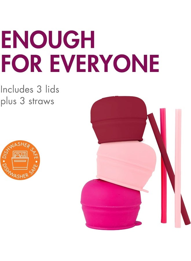 BOON أغطية قش بوون سنغ، ألوان متنوعة (عبوة من 3) - Image 3