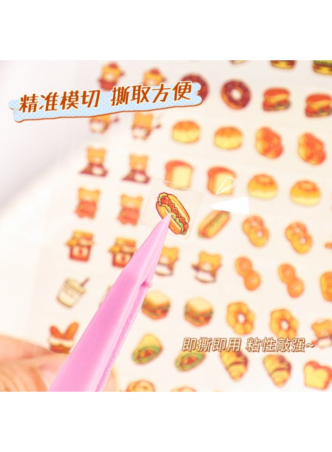 HELPS Cartoon Little Nose Stickers Style Kidsren's Cute Handbook Decorative Stickers Mini Small Pattern Waterproof Stickers - Image 2