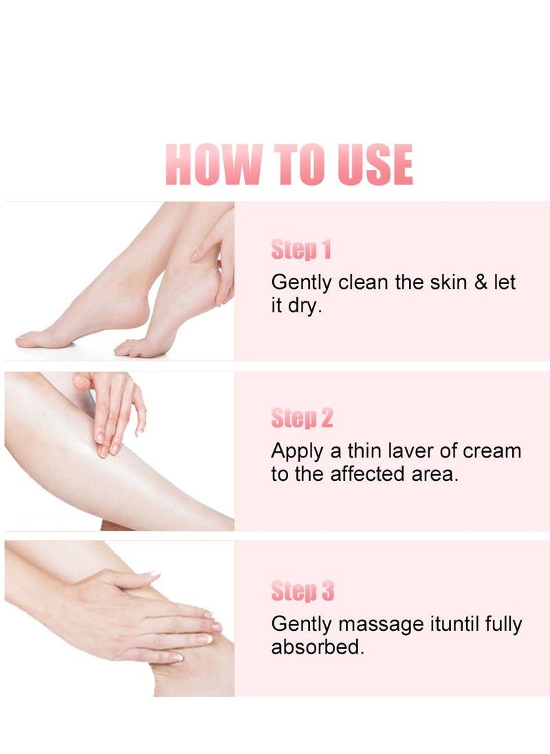 Peach foot cream, moisturizing and hydrating, preventing dry heels, nourishing and caring for feet 40g